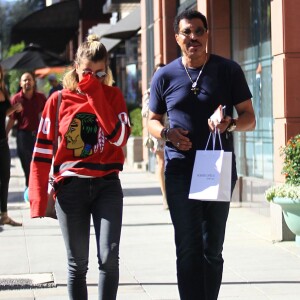 Lionel Richie et s fille Sofia Richie passent la journée ensemble à Beverly Hills le 2 septembre 2016.