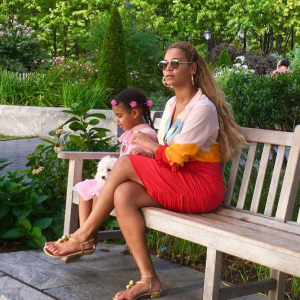 Beyoncé a partagé des photos d'elle avec sa fille Blue Ivy dans les rues de New York, sur sa page Instagram le 4 septembre 2016