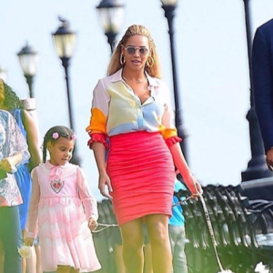 Beyoncé a partagé des photos d'elle avec sa fille Blue Ivy dans les rues de New York, sur sa page Instagram le 4 septembre 2016