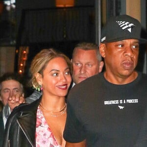 Beyonce Knowles et son mari Jay-Z sont allés diner au restaurant Del Posto à New York, le 24 mai 2016