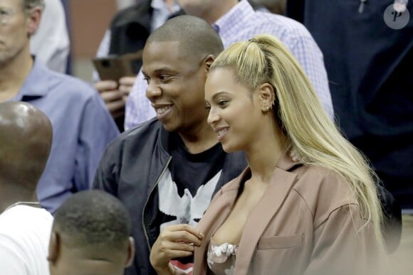 Jay Z et Beyonce au stade Arthur Ashe le 1er septembre 2016