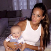 Jade Foret et son fils Nolan. Septembre 2016.
