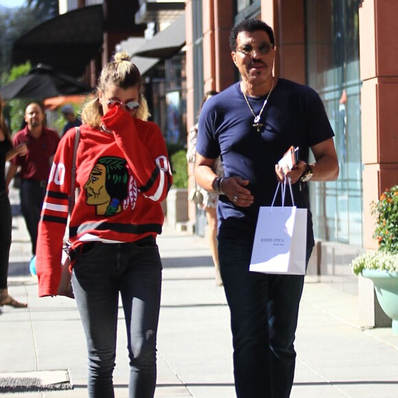 Lionel Richie et sa fille Sofia Richie passent la journée ensemble à Beverly Hills le 2 septembre 2016.