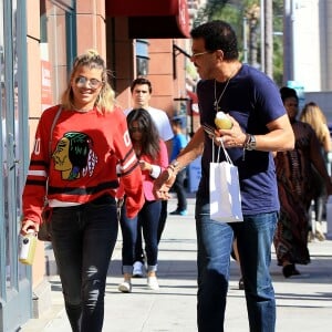 Lionel Richie et s fille Sofia Richie passent la journée ensemble à Beverly Hills le 2 septembre 2016.