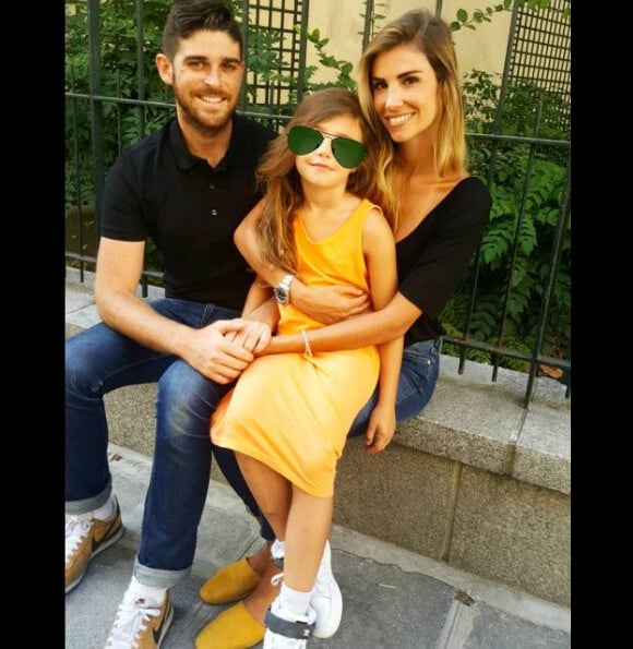 Alexandra Rosenfeld, son petit ami Etienne et sa fille Ava sur Instagram, septembre 2016