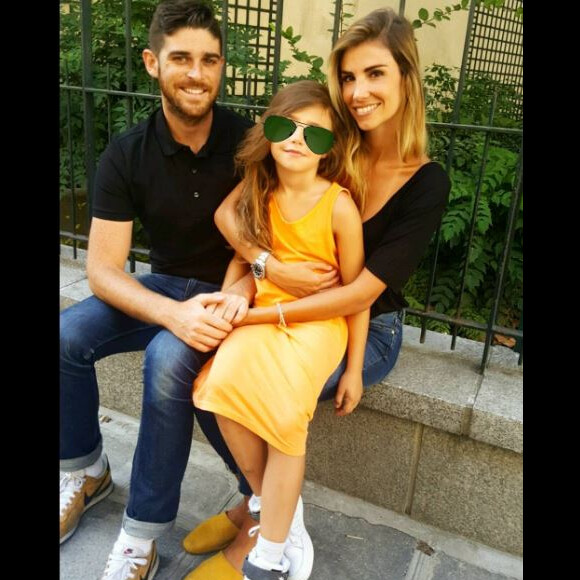 Alexandra Rosenfeld, son petit ami Etienne et sa fille Ava sur Instagram, septembre 2016