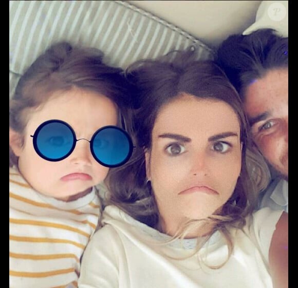 Alexandra Rosenfeld, Ava et Etienne sur Instagram, août 2016