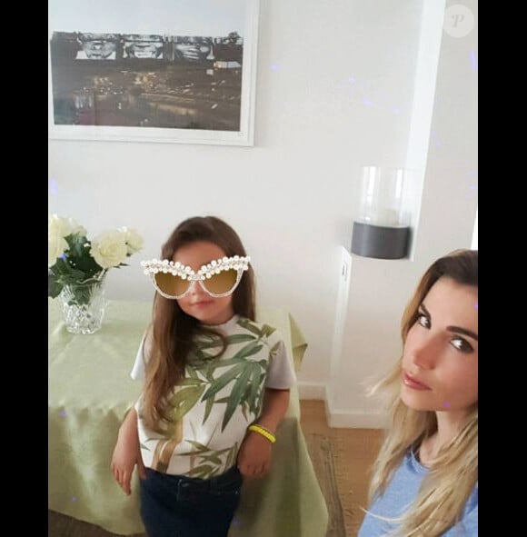 Alexandra Rosenfeld et la petite Ava sur Instagram, août 2016