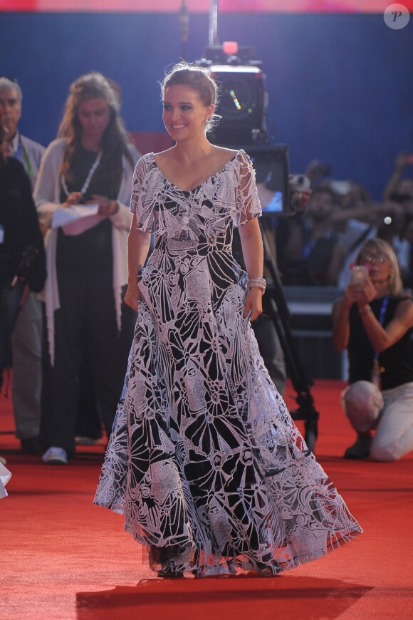 Natalie Portman, dans une robe Valentino, lors de la première du film ''Jackie'' pendant le 73ème Festival du Film de Venise, la Mostra, le 7 septembre 2016.