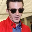 Drake Bell arrive à l'aéroport de Washington DC, le 1er mai 2014