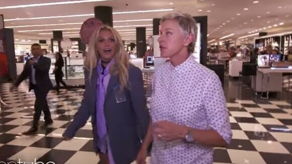 Britney Spears et Ellen DeGeneres, septembre 2016