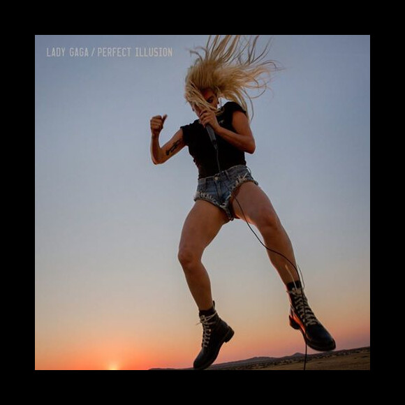 Pochette du single "Perfect Illusion", dévoilé le 9 septembre 2016.