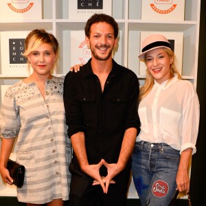 Bérengère Krief et Vincent Dedienne et Marilou Berry - Soirée d'inauguration de l'exposition PARIS! au Bon Marché à Paris le 7 septembre 2016. Le célèbre magasin de la Rive gauche porte haut et fort les couleurs tricolores en dédiant son exposition automnale à la Ville Lumière. Vestiaire casual chic, gourmandises typiques, cosmétiques adorés des Frenchies... L'essentiel pour la jouer comme une Parisienne. © Coadic Guirec/Bestimage