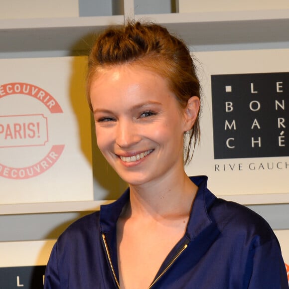 Diane Rouxel - Soirée d'inauguration de l'exposition PARIS! au Bon Marché à Paris le 7 septembre 2016. Le célèbre magasin de la Rive gauche porte haut et fort les couleurs tricolores en dédiant son exposition automnale à la Ville Lumière. Vestiaire casual chic, gourmandises typiques, cosmétiques adorés des Frenchies... L'essentiel pour la jouer comme une Parisienne. © Coadic Guirec/Bestimage