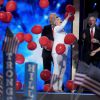 Hillary Clinton, Bill Clinton, Anne Holton et Tim Kaine - 4e jour de la Convention Démocrate à Philadelphie le 28 juillet 2016