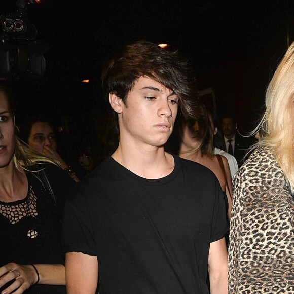Pamela Anderson lors du défilé Alexander Wang au Pier 94. New York, le 10 septembre 2016.