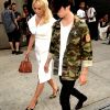 Pamela Anderson et son fils Dylan lors du défilé Christian Siriano à New York. Le 10 septembre 2016.