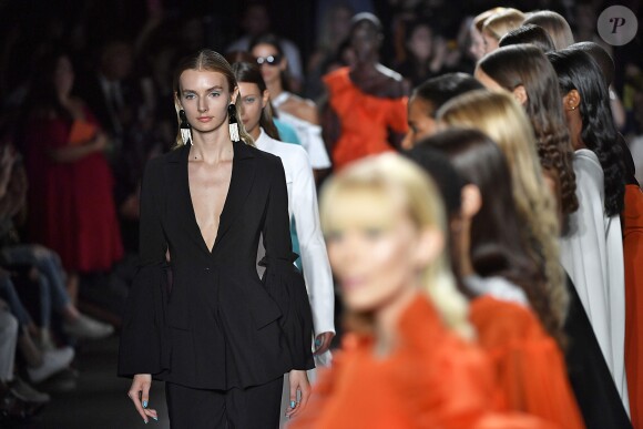 Model attends NY: Christian Siriano RTW Spring Summer 2017 on September 10, 2016 in New York City, USA. Photo by Jonas Gustavsson/DDP USA/ABACAPRESS.COM12/09/2016 - New York City