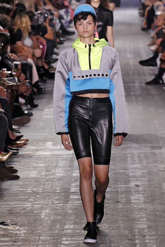 Défilé Alexander Wang (collections printemps-été 2017 et adidas Originals by Alexander Wang) au Pier 94. New York, le 10 septembre 2016.
