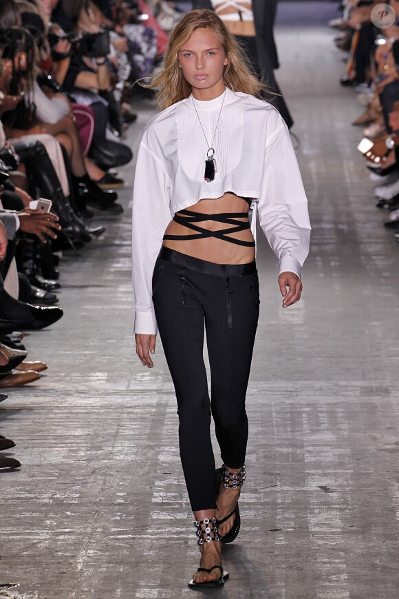 Défilé Alexander Wang (collections printemps-été 2017 et adidas Originals by Alexander Wang) au Pier 94. New York, le 10 septembre 2016.