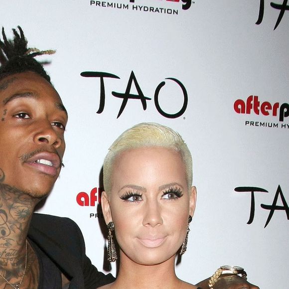 Wiz Khalifa et Amber Rose a la soiree "The Wiz Of TAO Halloween Spectacular" a Las Vegas le 31 octobre 2013.