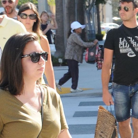 Amber Rose fait du shopping dans les rues de Beverly Hills, le 18 août 2016