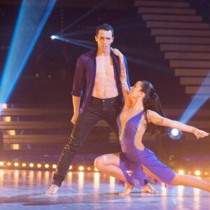 Alizée et Grégoire Lyonnet lors de la compétition "Danse avec les stars 4", en 2013