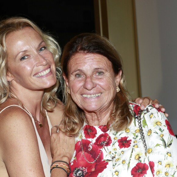 Exclusif - Estelle Lefébure et Catherine Pastor - Vernissage de l'exposition photographique de Marco Glaviano et lancement de son livre "Glaviano 50" qui réunit les clichés forts de la carrière du photographe, organisé par Muse Monaco et crée par Rita Caltagirone et Vanessa Erbaggio, à la galerie Monaco Modern'Art, le 12 septembre 2016. © Claudia Albuquerque/Bestimage