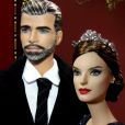  Le roi Felipe VI et la reine Letizia d'Espagne en poupées créées par les artistes russes d'AFD Group pour le 4e Madrid Fashion Doll Show, le 10 septembre 2016. 