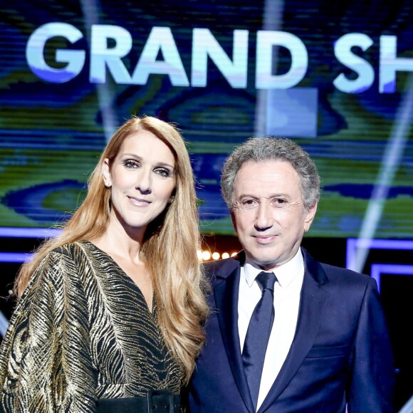 Exclusif - Céline Dion et Michel Drucker - Enregistrement de l'émission "Le Grand Show Céline Dion" sur France 2. Le 15 juin 2016 © Dominique Jacovides / Bestimage