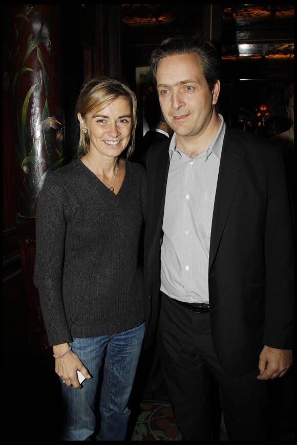 Anne Consigny et son mari Eric de Chassey à Paris en 2011