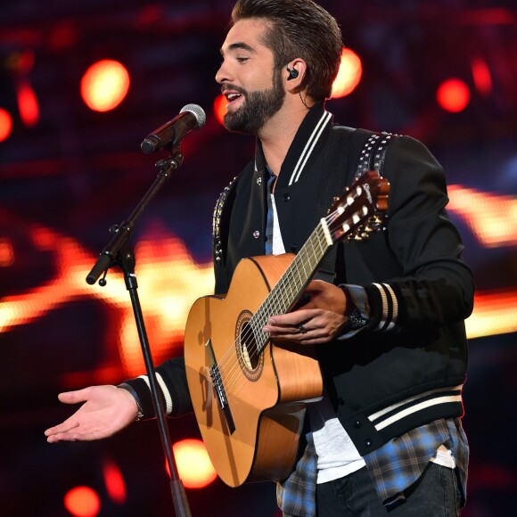 Exclusif - Kendji Girac lors de l'émission de télévision pour TF1 "La Chanson de l'Année 2016" à Nîmes le 17 juin 2016. © Bruno Bebert / Bestimage