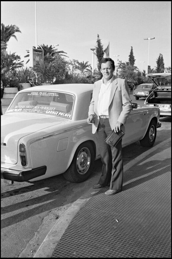 Maurice Ronet arrivant à Cannes en 1981