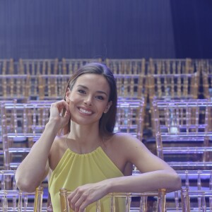 Exclusif - Marine Lorphelin (Miss France 2013) en Studio de la 8ème édition du défilé "Casa Fashion show" à Casablanca au Maroc le 2 avril 2016. © Philippe Doignon/Bestimage
