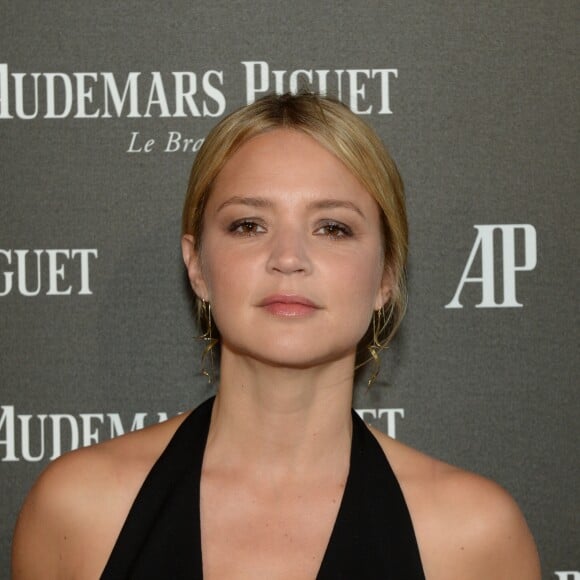 Virginie Efira - Inauguration de la boutique Audemars Piguet, 15 rue Royale, et présentation de la nouvelle collection Royal Oak Yellow Gold, à Paris, le 26 mai 2016. © Rachid Bellak/Bestimage