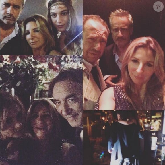 Sarah Guetta a partagé une photo de la fête suivant le mariage de Richard Berry et sa femme Pascale. Instagram, septembre 2016