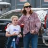 Exclusif - Marcia Cross a regardé sa fille Eden jouer un match de basket, en compagnie de son autre fille, Savannah. Son mari Tom Mahoney jouait le coach. Le 18 septembre 2016 à Los Angeles.