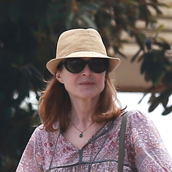 Exclusif - Marcia Cross a regardé sa fille Eden jouer un match de basket, en compagnie de son autre fille, Savannah. Son mari Tom Mahoney jouait le coach. Le 18 septembre 2016 à Los Angeles.