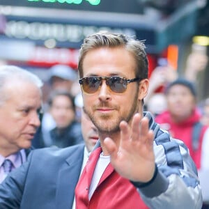 Ryan Gosling invité sur le plateau de 'Good Morning America' à New York. Ryan Gosling et Eva Mendes ont accueilli leur deuxième enfant, une petite fille prénommée Amada. Le 12 mai 2016