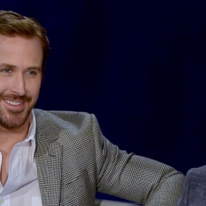 Ryan Gosling sur le plateau de l'émission TV "Che tempo che fa" à Milan. Le 22 mai 2016