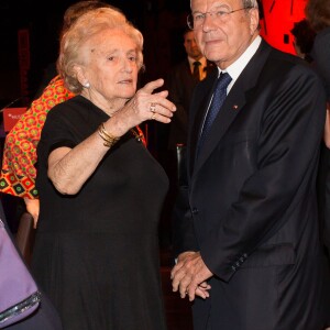 Semi-exclusif - Bernadette Chirac et Marc Ladreit de Lacharrière au dîner anniversaire pour les 10 ans du Musée du quai Branly, à Paris le 23 juin 2016. © Romuald Meigneux/Bestimage