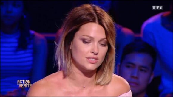 Caroline Receveur dans Action ou vérité, le 23 septembre 2016 sur TF1.