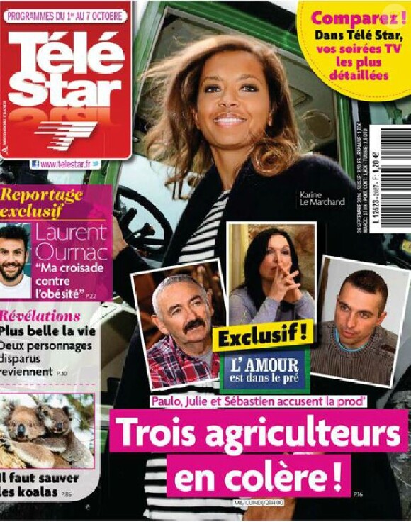 Magazine Télé Star en kiosque le 26 septembre 2016