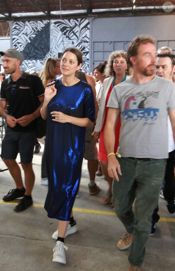 Exclusif - L'actrice Marion Cotillard lance l'opération écologie internationale "Darwin Alerte" pour protéger la planète, à Bordeaux, France, le 10 septembre 2016, à l'occasion du "Ocean Climax" qui plaide pendant 3 jours avec conférences et concerts pour la défense des océans et de l’environnement. © Bernard- Cottereau/Bestimage