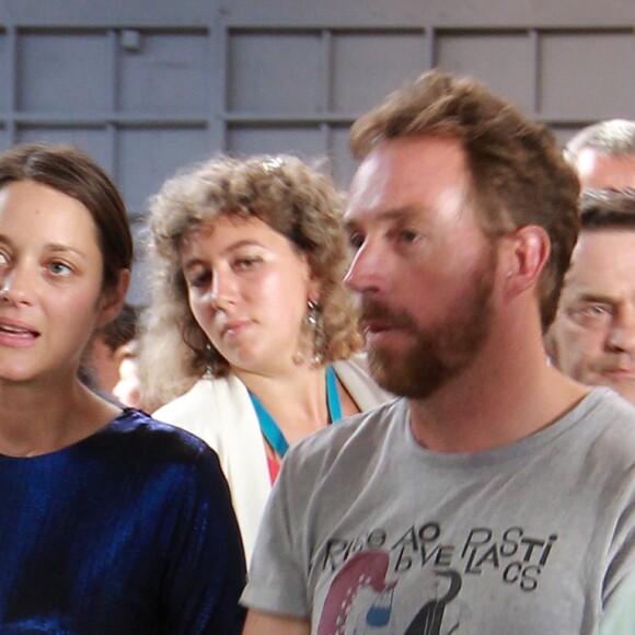 Exclusif - L'actrice Marion Cotillard lance l'opération écologie internationale "Darwin Alerte" pour protéger la planète, à Bordeaux, France, le 10 septembre 2016, à l'occasion du Congrès "Ocean Climax" qui plaide pendant 3 jours avec conférences et concerts pour la défense des océans et de l’environnement. © Bernard- Cottereau/Bestimage