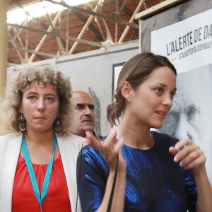 Exclusif - L'actrice Marion Cotillard lance l'opération écologie internationale "Darwin Alerte" pour protéger la planète, à Bordeaux, France, le 10 septembre 2016, à l'occasion du "Ocean Climax" qui plaide pendant 3 jours avec conférences et concerts pour la défense des océans et de l’environnement. © Bernard- Cottereau/Bestimage