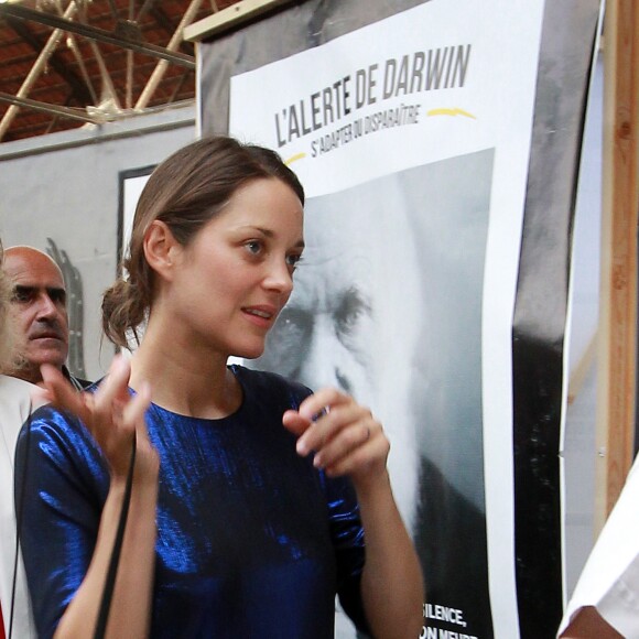 Exclusif - L'actrice Marion Cotillard lance l'opération écologie internationale "Darwin Alerte" pour protéger la planète, à Bordeaux, France, le 10 septembre 2016, à l'occasion du "Ocean Climax" qui plaide pendant 3 jours avec conférences et concerts pour la défense des océans et de l’environnement. © Bernard- Cottereau/Bestimage