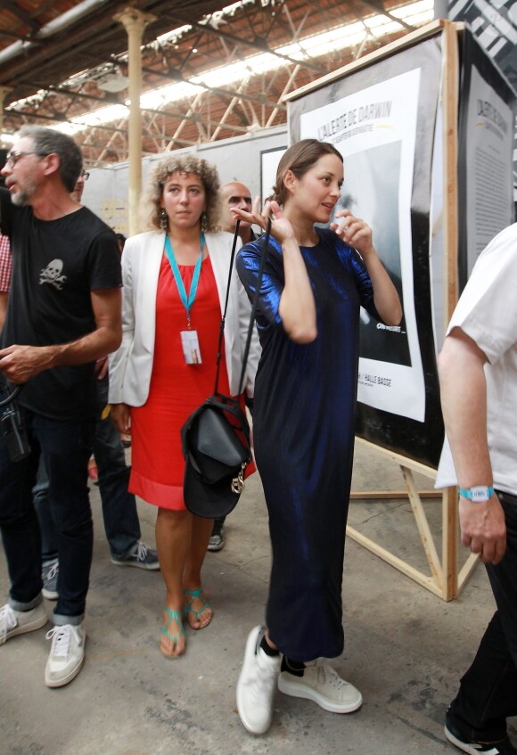 Exclusif - L'actrice Marion Cotillard lance l'opération écologie internationale "Darwin Alerte" pour protéger la planète, à Bordeaux, France, le 10 septembre 2016, à l'occasion du "Ocean Climax" qui plaide pendant 3 jours avec conférences et concerts pour la défense des océans et de l’environnement. © Bernard- Cottereau/Bestimage