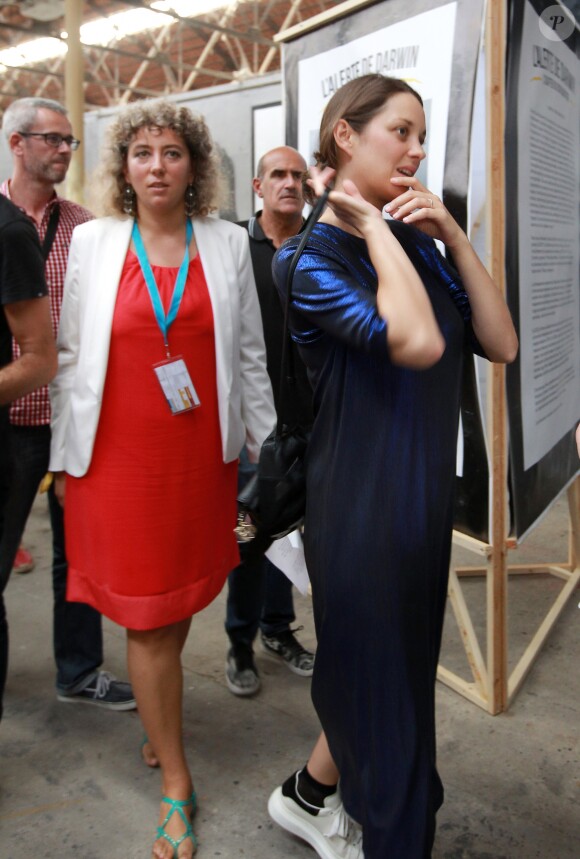 Exclusif - L'actrice Marion Cotillard lance l'opération écologie internationale "Darwin Alerte" pour protéger la planète, à Bordeaux, France, le 10 septembre 2016, à l'occasion du Congres "Ocean Climax" qui plaide pendant 3 jours avec conférences et concerts pour la défense des océans et de l’environnement. © Bernard- Cottereau/Bestimage