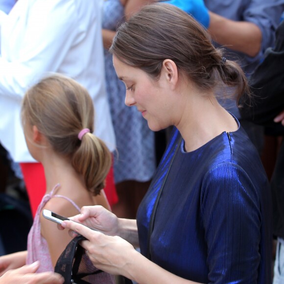 Exclusif - L'actrice Marion Cotillard lance l'opération écologie internationale "Darwin Alerte" pour protéger la planète, à Bordeaux, France, le 10 septembre 2016, à l'occasion du "Ocean Climax" qui plaide pendant 3 jours avec conférences et concerts pour la défense des océans et de l’environnement. © Bernard- Cottereau/Bestimage